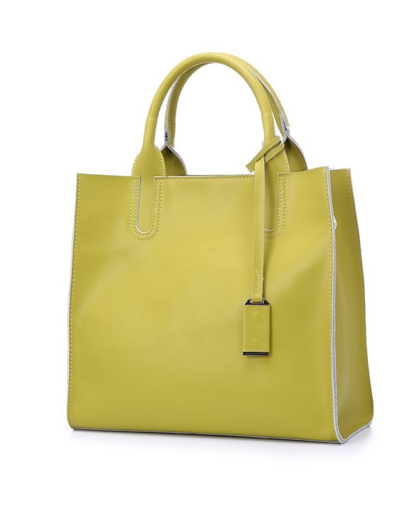 fistik yesili rengi yumusak hakiki deri kol cantasi