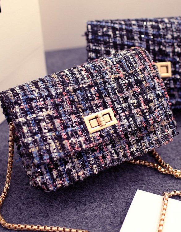 zincirli kucuk pembe mini kol cantasi